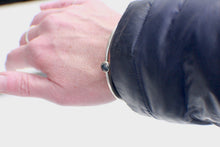 Load image into Gallery viewer, Montana Agate Erry&#39;day Bangle, size MEDIUM (63mm, 2 1/2&quot;)
