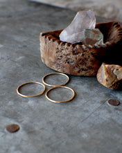 Load image into Gallery viewer, GOLD Skinny stack ring SINGLE
