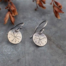 Load image into Gallery viewer, Tiny Spark Earrings, Simple Silver Earrings
