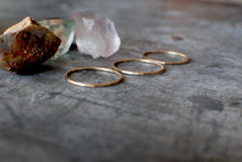 Load image into Gallery viewer, GOLD Skinny stack rings, Set of 3
