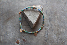 Load image into Gallery viewer, Bohemian Beaded Bracelet Single with 14k Gold Fill
