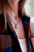 Load image into Gallery viewer, A Very Rocky Mountain Spring #1, Turquoise and Emerald Pendant Necklace

