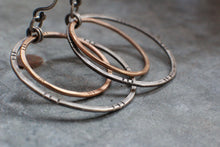 Load image into Gallery viewer, Marti Mix Hoop Earrings in 14k Gold Fill &amp; Sterling
