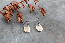 Load image into Gallery viewer, Tiny Spark Earrings, Simple Silver Earrings
